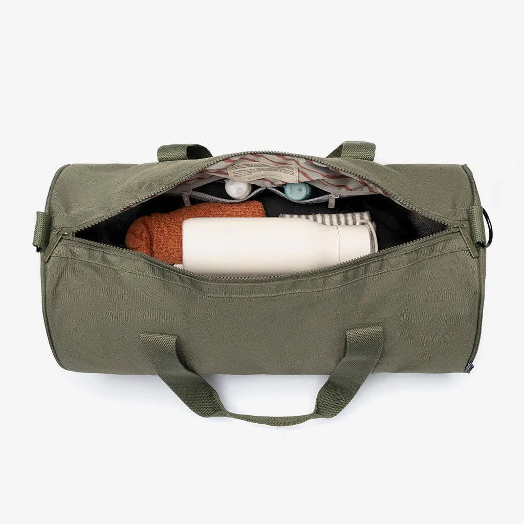 Getaway Duffle Bag Stripes Olive