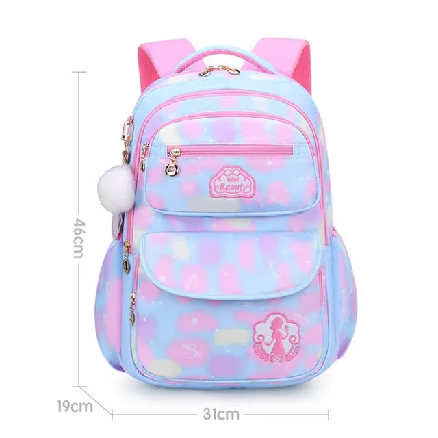 Girl Children Backpack School Bag Back Pack Pink For Kid Child Teenage Schoolbag Primary Kawaii Cute Waterproof Little Class Kit