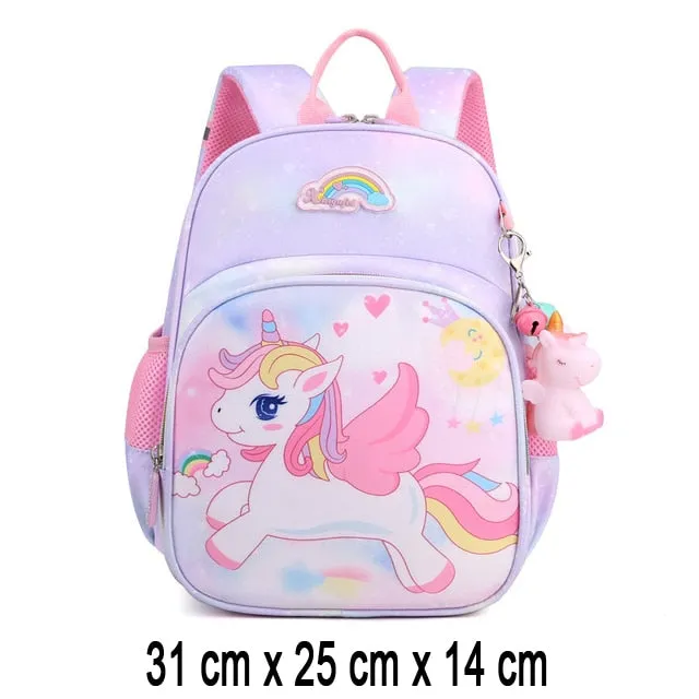 Girl Children Backpack School Bag Back Pack Pink For Kid Child Teenage Schoolbag Primary Kawaii Cute Waterproof Little Class Kit