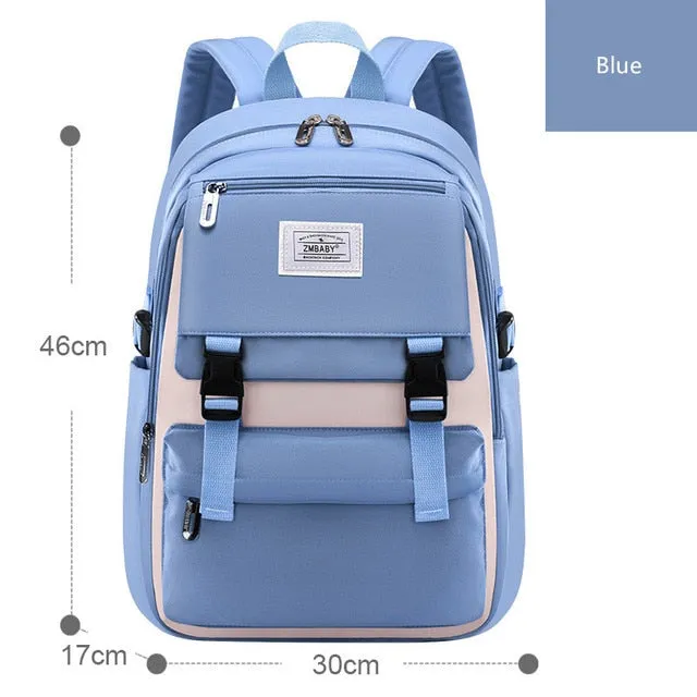 Girl Children Backpack School Bag Back Pack Pink For Kid Child Teenage Schoolbag Primary Kawaii Cute Waterproof Little Class Kit