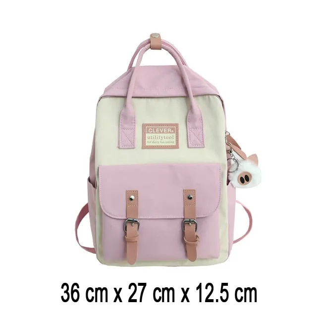 Girl Children Backpack School Bag Back Pack Pink For Kid Child Teenage Schoolbag Primary Kawaii Cute Waterproof Little Class Kit