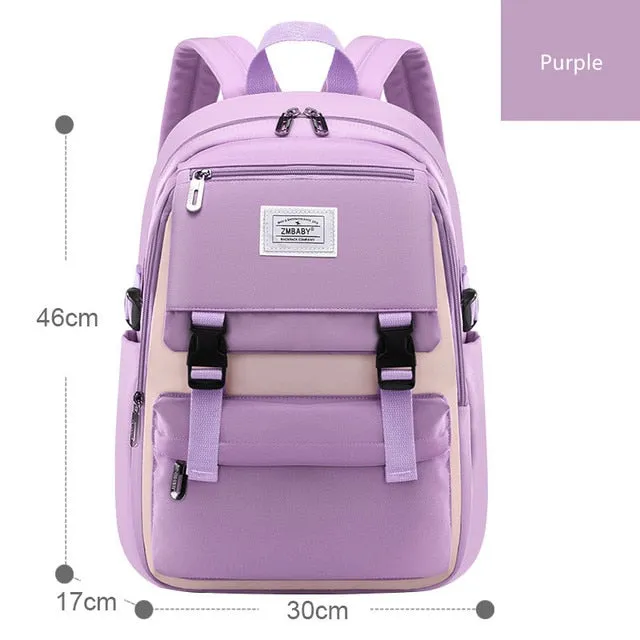 Girl Children Backpack School Bag Back Pack Pink For Kid Child Teenage Schoolbag Primary Kawaii Cute Waterproof Little Class Kit