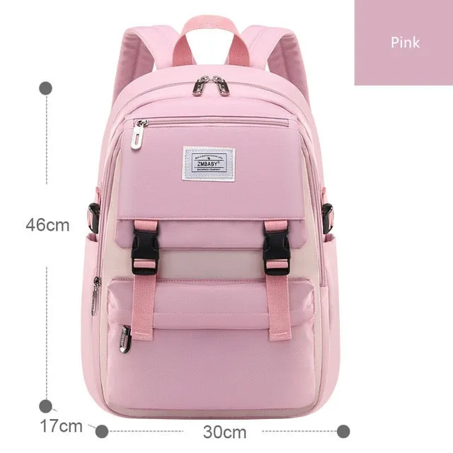 Girl Children Backpack School Bag Back Pack Pink For Kid Child Teenage Schoolbag Primary Kawaii Cute Waterproof Little Class Kit