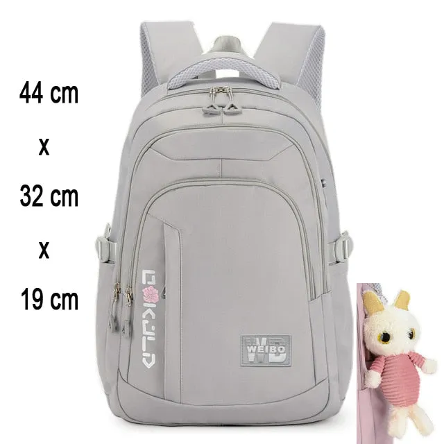 Girl Children Backpack School Bag Back Pack Pink For Kid Child Teenage Schoolbag Primary Kawaii Cute Waterproof Little Class Kit