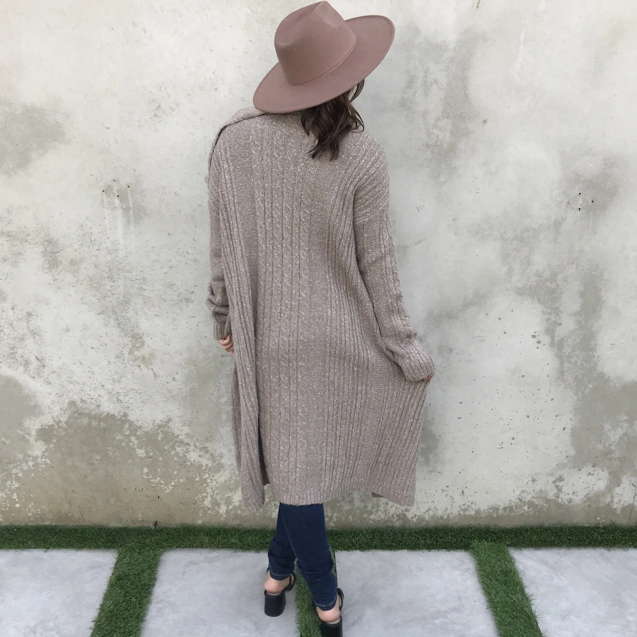 Graceful Ways Cardigan in Mocha