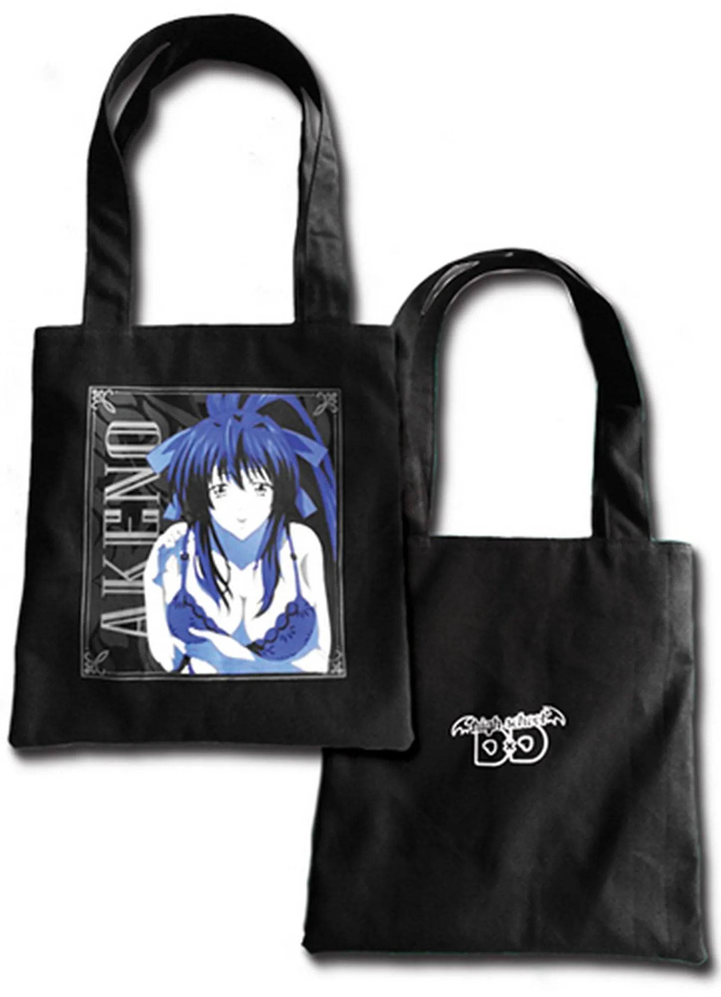 High School DxD - Akeno Himejima Black Tote Bag