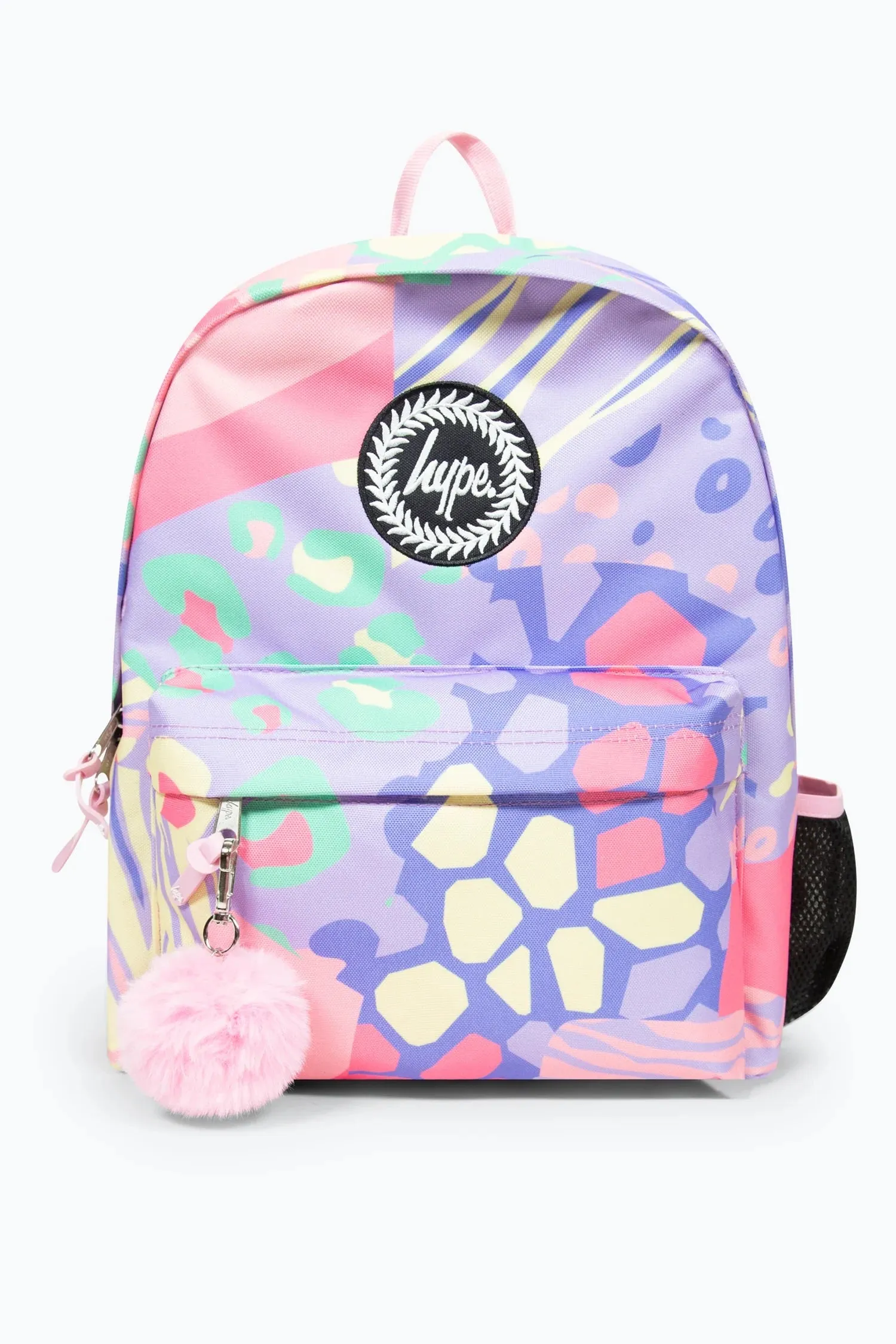 Hype Girls Multicoloured Pastel Prints Iconic Backpack