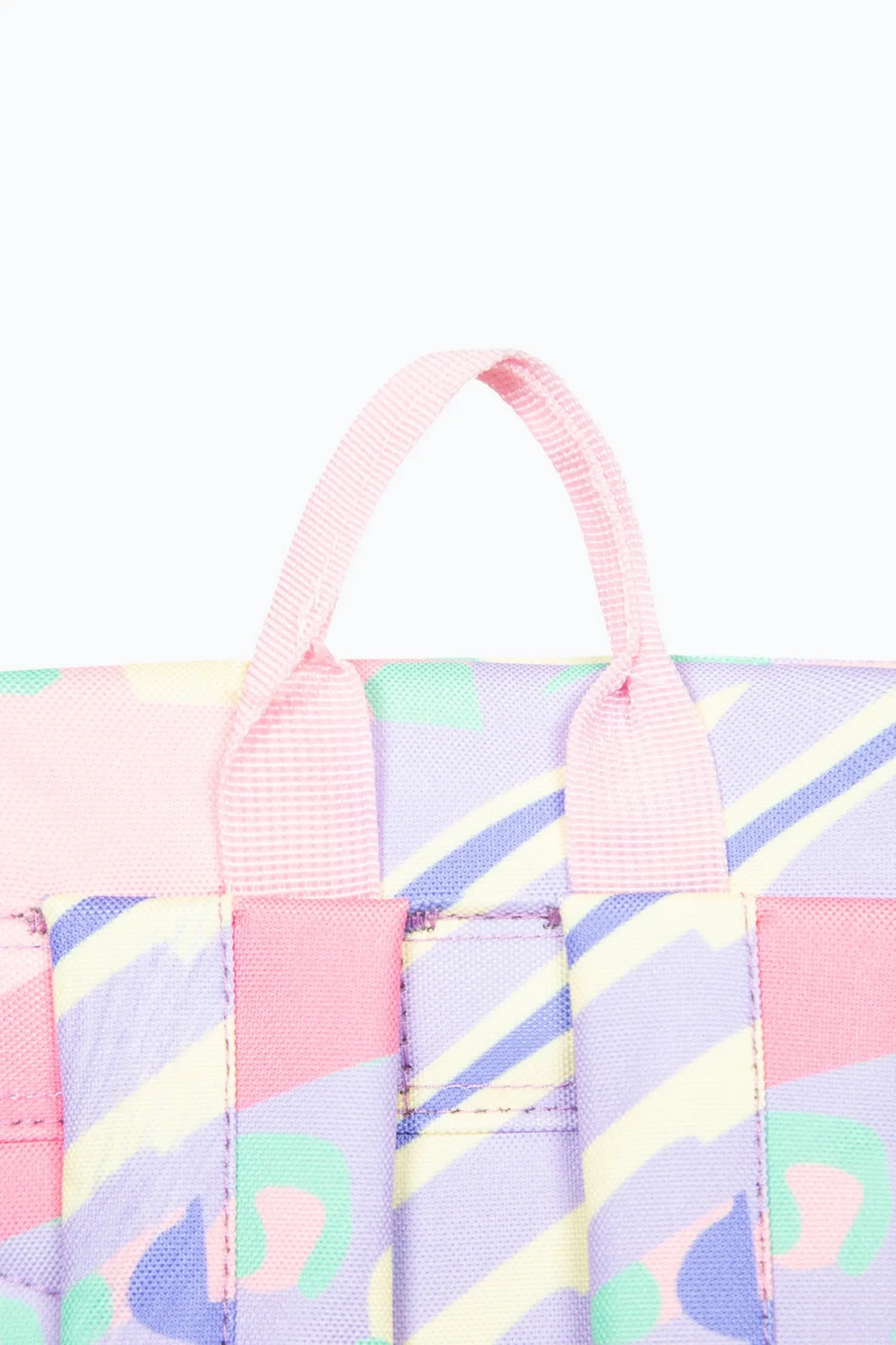 Hype Girls Multicoloured Pastel Prints Iconic Backpack