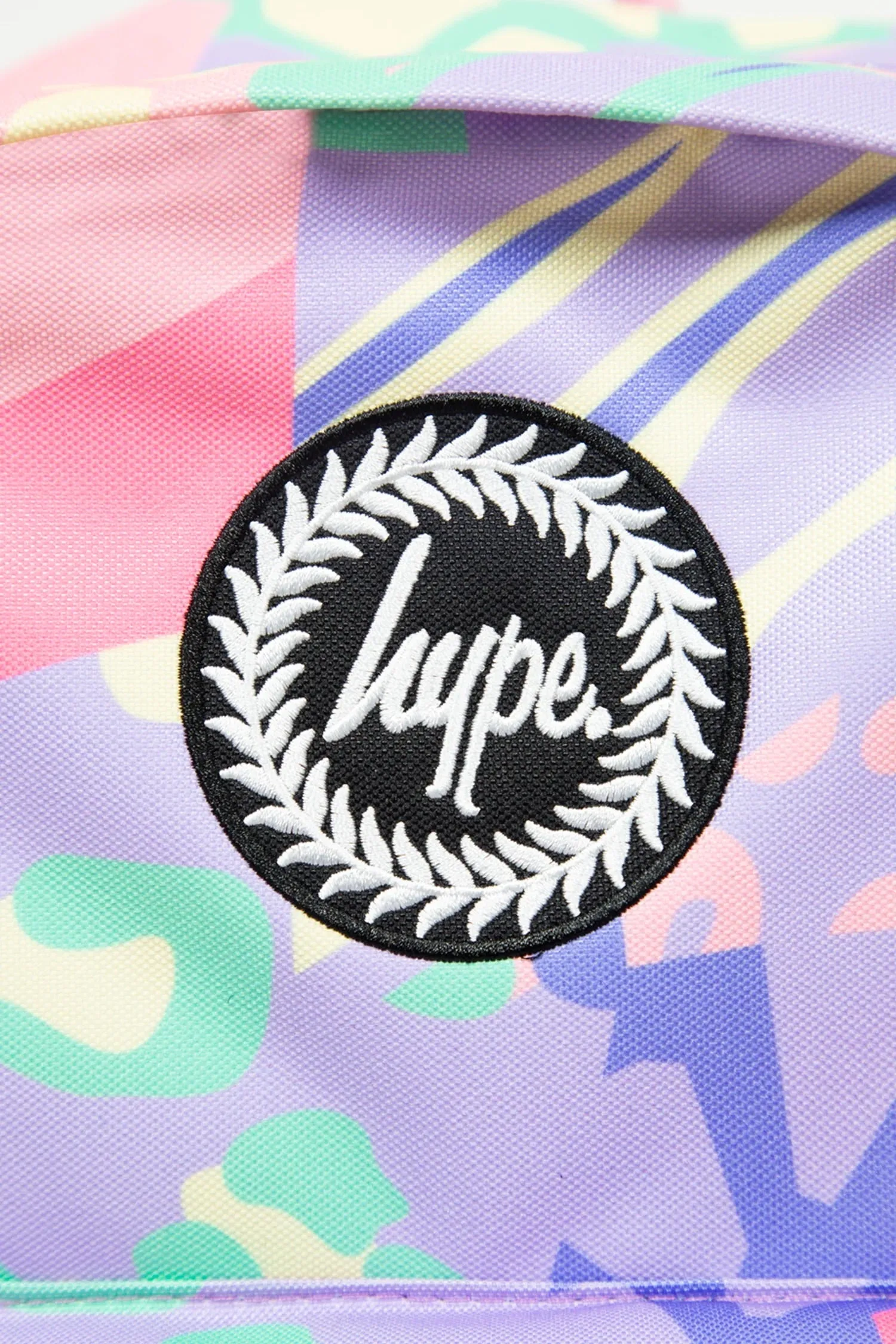 Hype Girls Multicoloured Pastel Prints Iconic Backpack