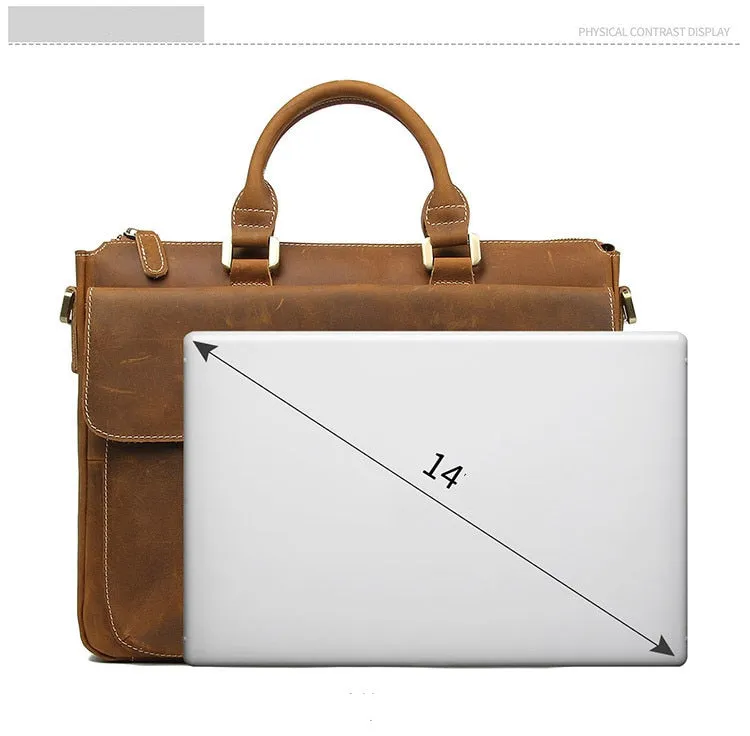 J.M.D 100% Men's Fashion Leather Bag