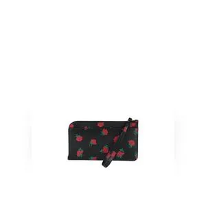 Kate Spade Lucy Medium L-Zip Wristlet In Black Multi KE634