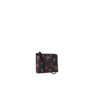 Kate Spade Lucy Medium L-Zip Wristlet In Black Multi KE634