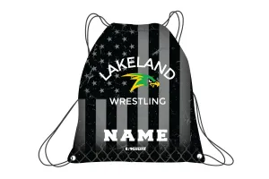 Lakeland Wrestling Sublimated Drawstring Bag