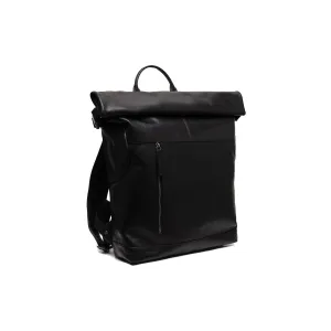 Leather Backpack Black Liverpool