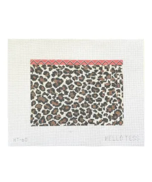 Leopard Print Clutch Canvas