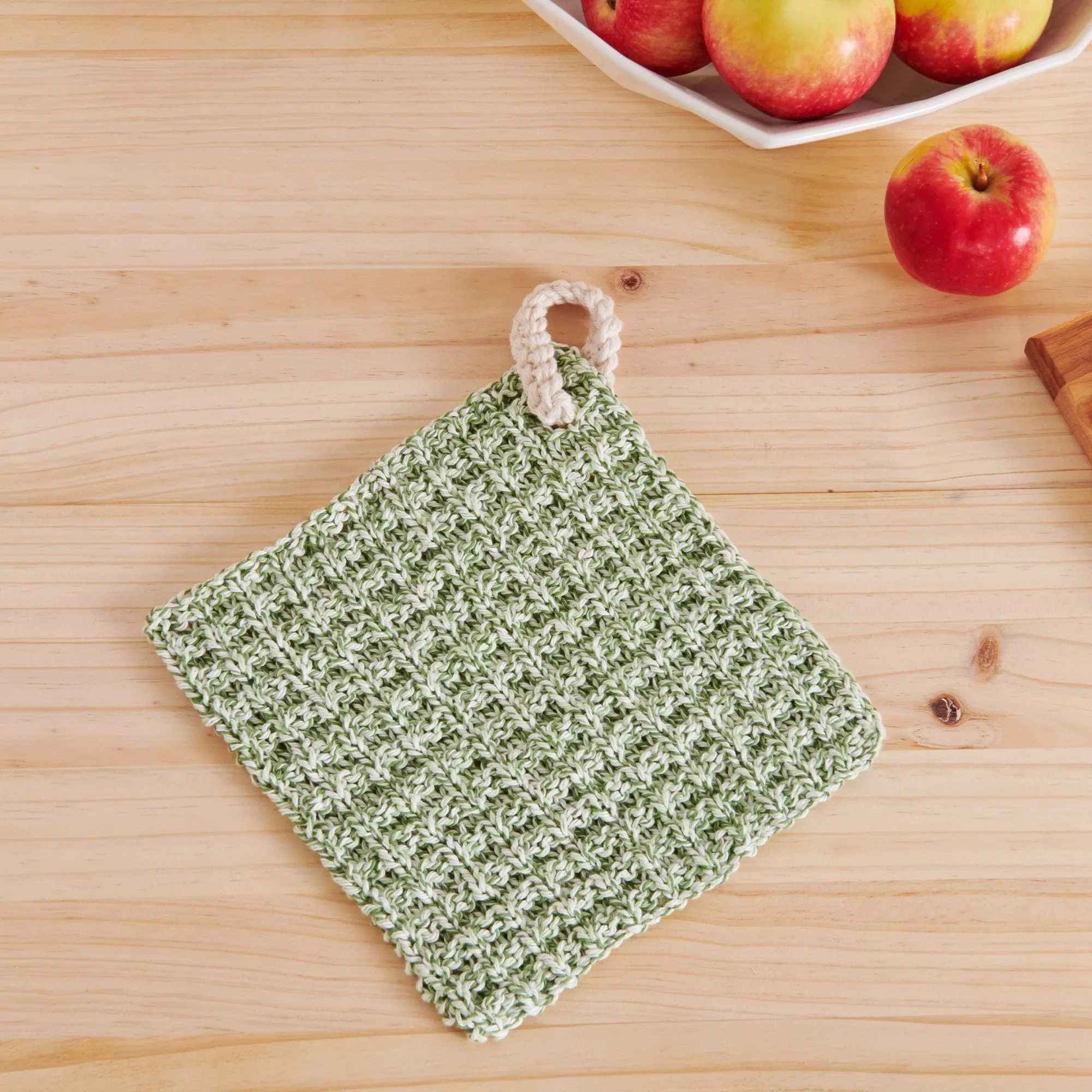 Lily Knit Waffle Dishcloth