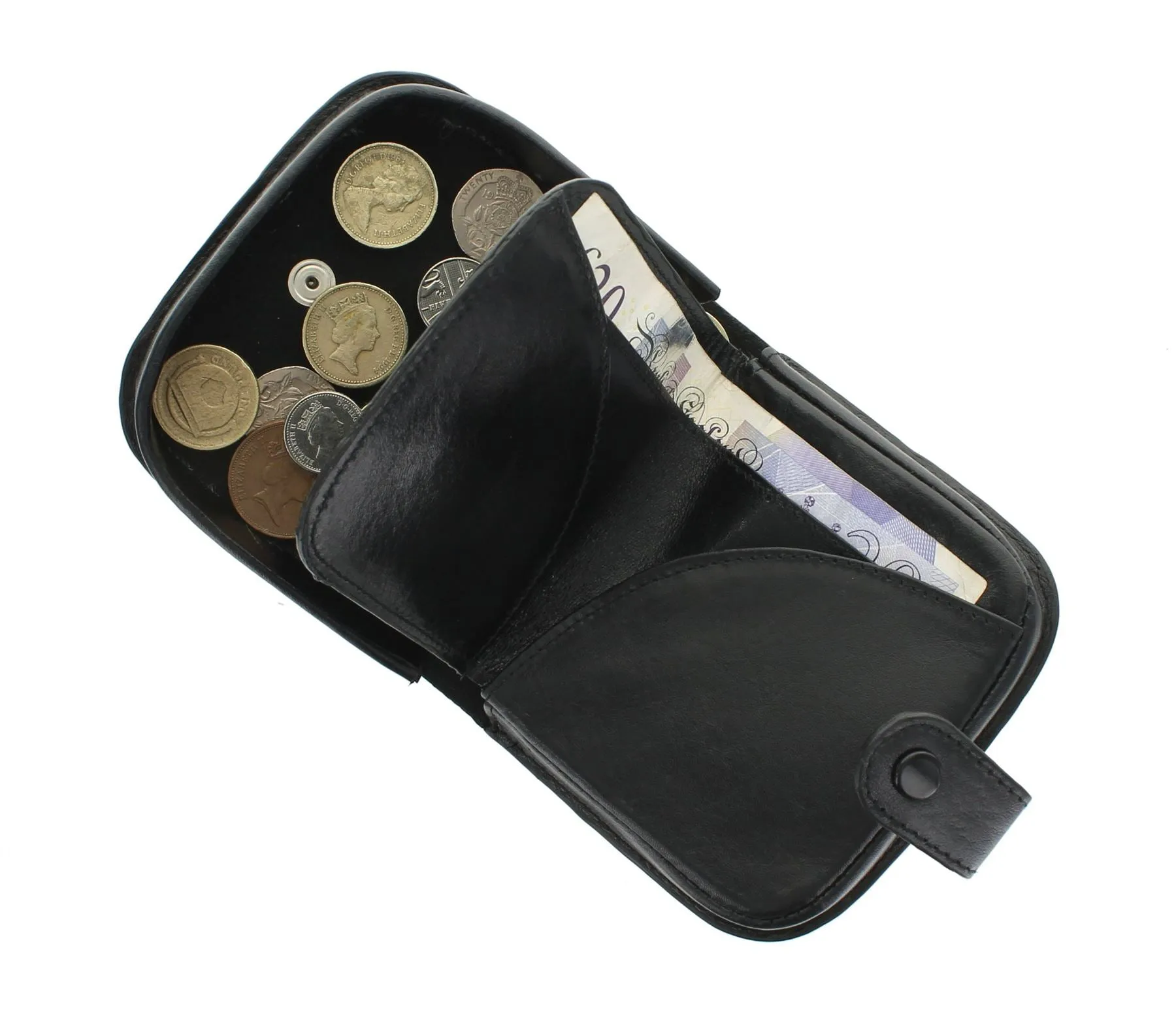 Mala Leather Odyssey Collection Leather Tray Purse For Coins And Notes 4113_14m