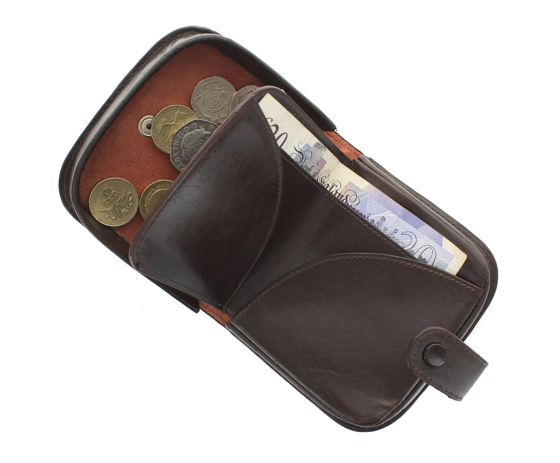 Mala Leather Odyssey Collection Leather Tray Purse For Coins And Notes 4113_14m