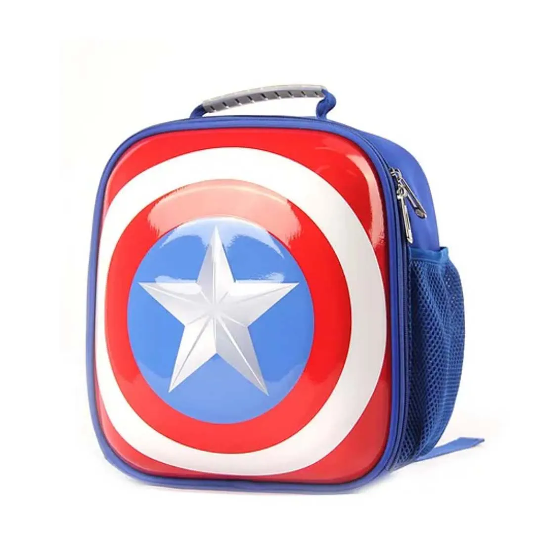 MARVEL CAPTAIN AMERICA HARDSHELL SQUARE SHAPE BAG - BLUE by Mesuca