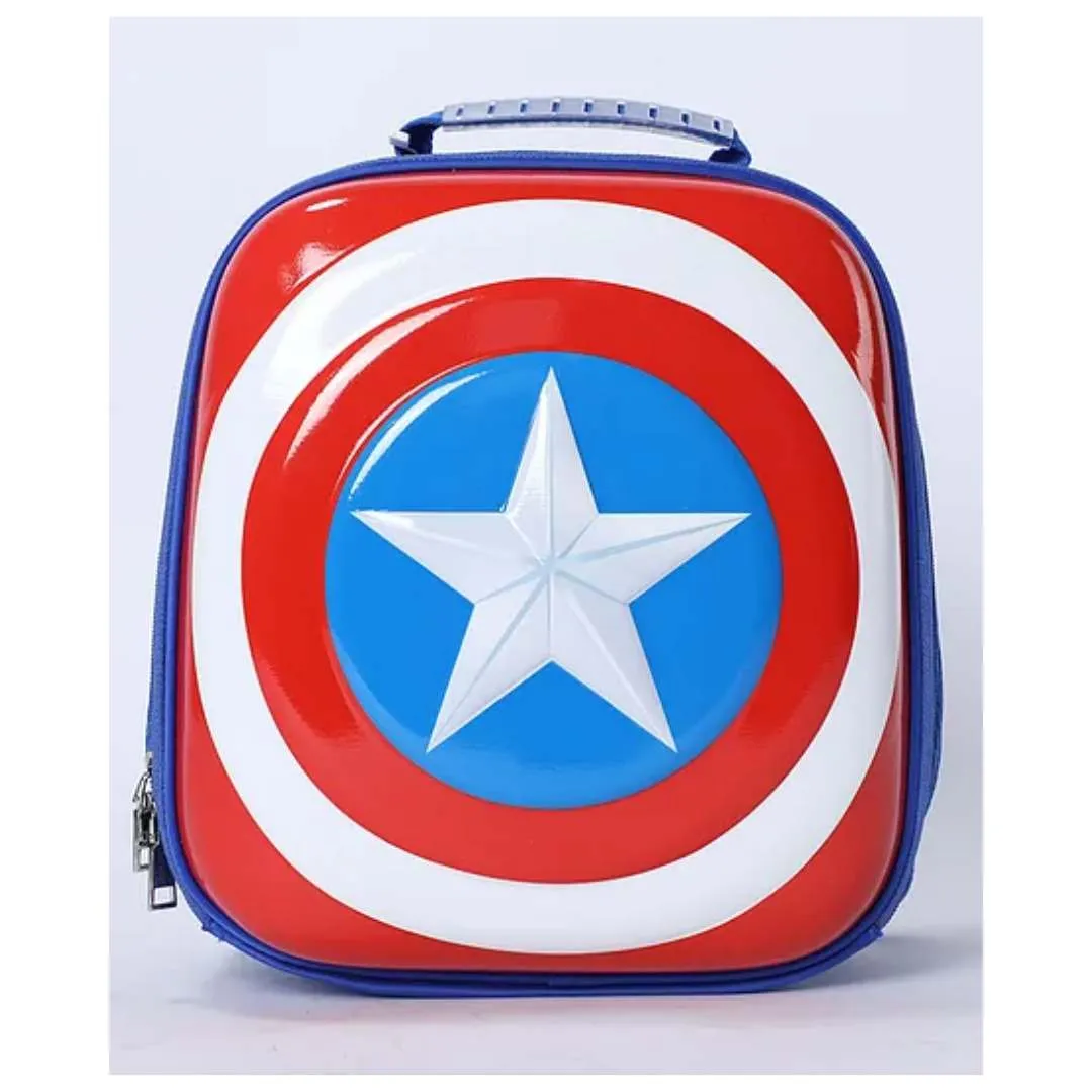 MARVEL CAPTAIN AMERICA HARDSHELL SQUARE SHAPE BAG - BLUE by Mesuca