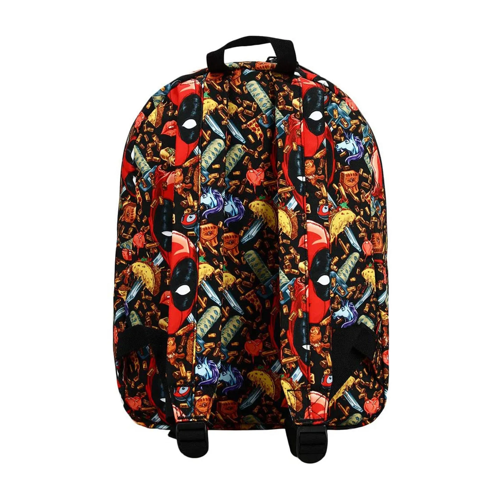 Marvel Deadpool Junk Food All Of Print Kids Backpack