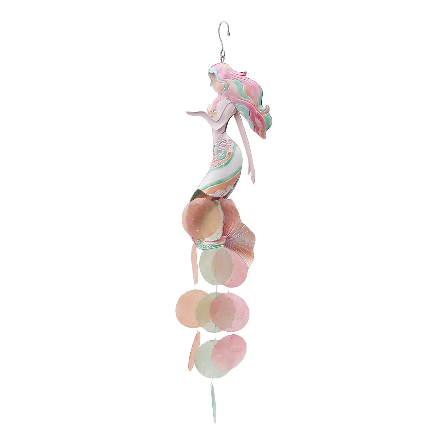 Mermaid Capiz Chime