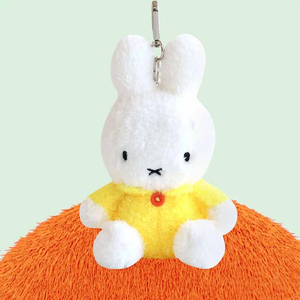 Miffy Sitting Clip-On Plush: Yellow