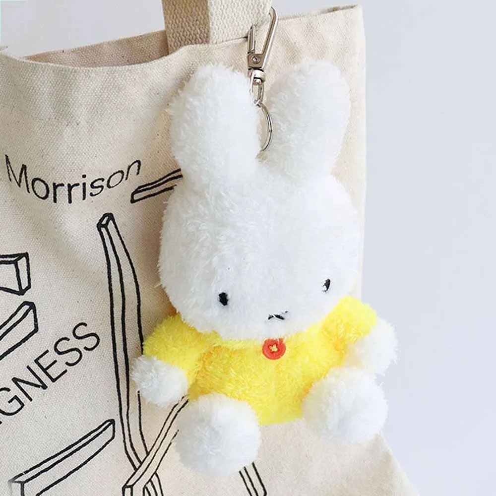 Miffy Sitting Clip-On Plush: Yellow