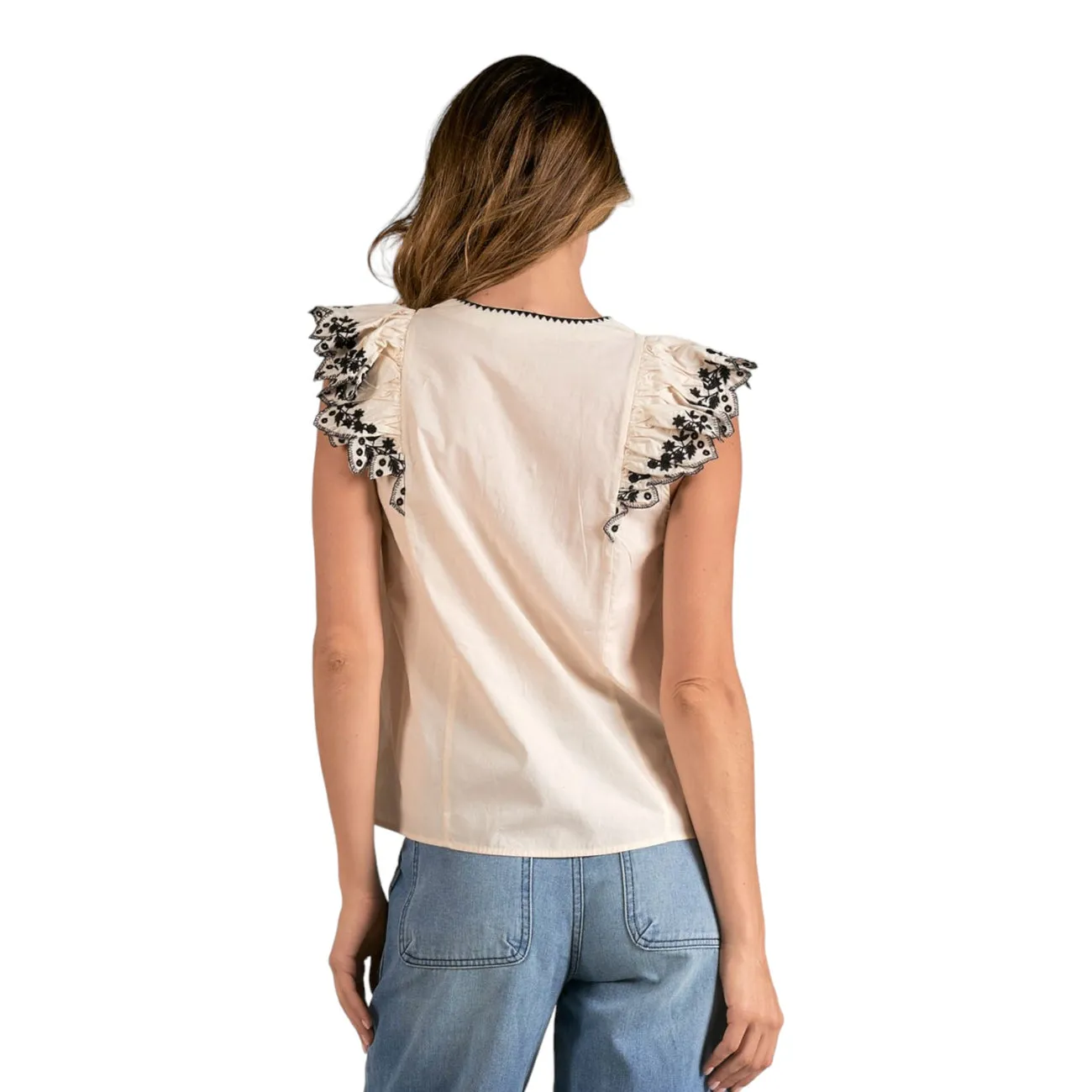 Natalie Embroidered Top