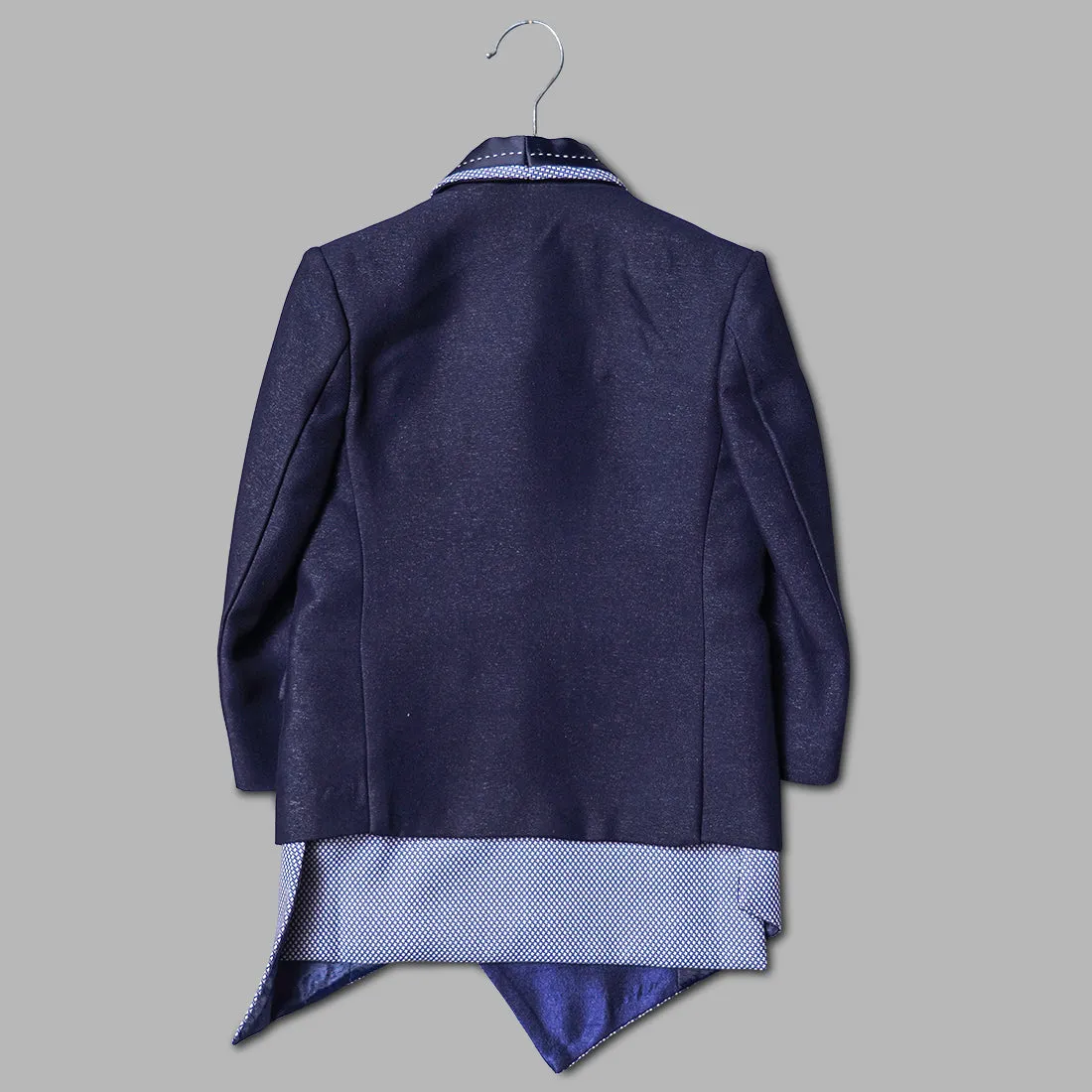 Navy Blue Stylish Boys Sherwani