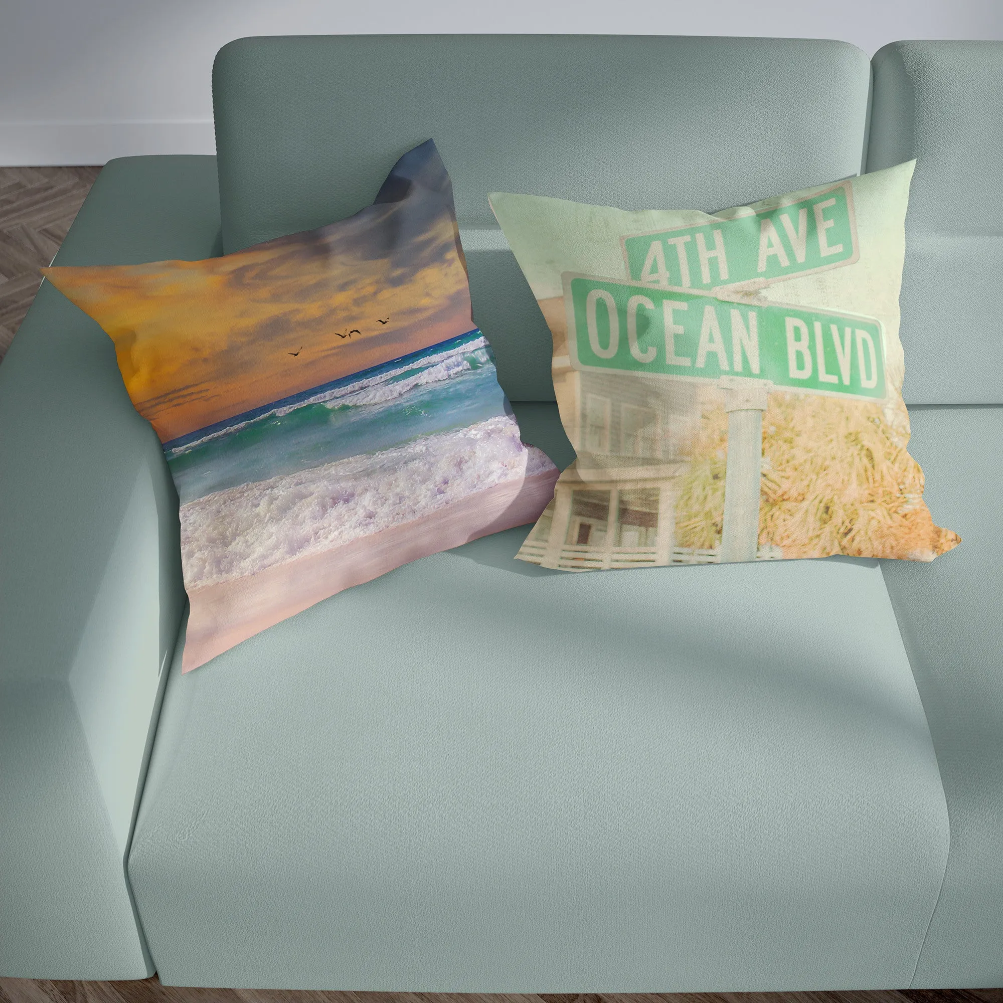 Ocean Boulevard Pillow