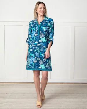 Oceania - Graceful Getaway Dress - Navy