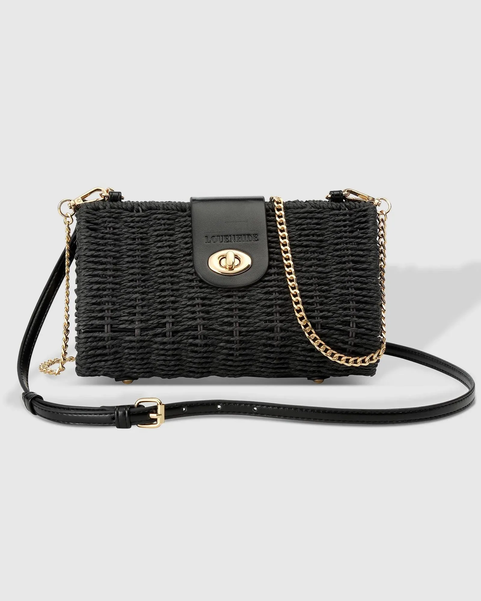 OPHELIA RAFFIA CROSSBODY BAG