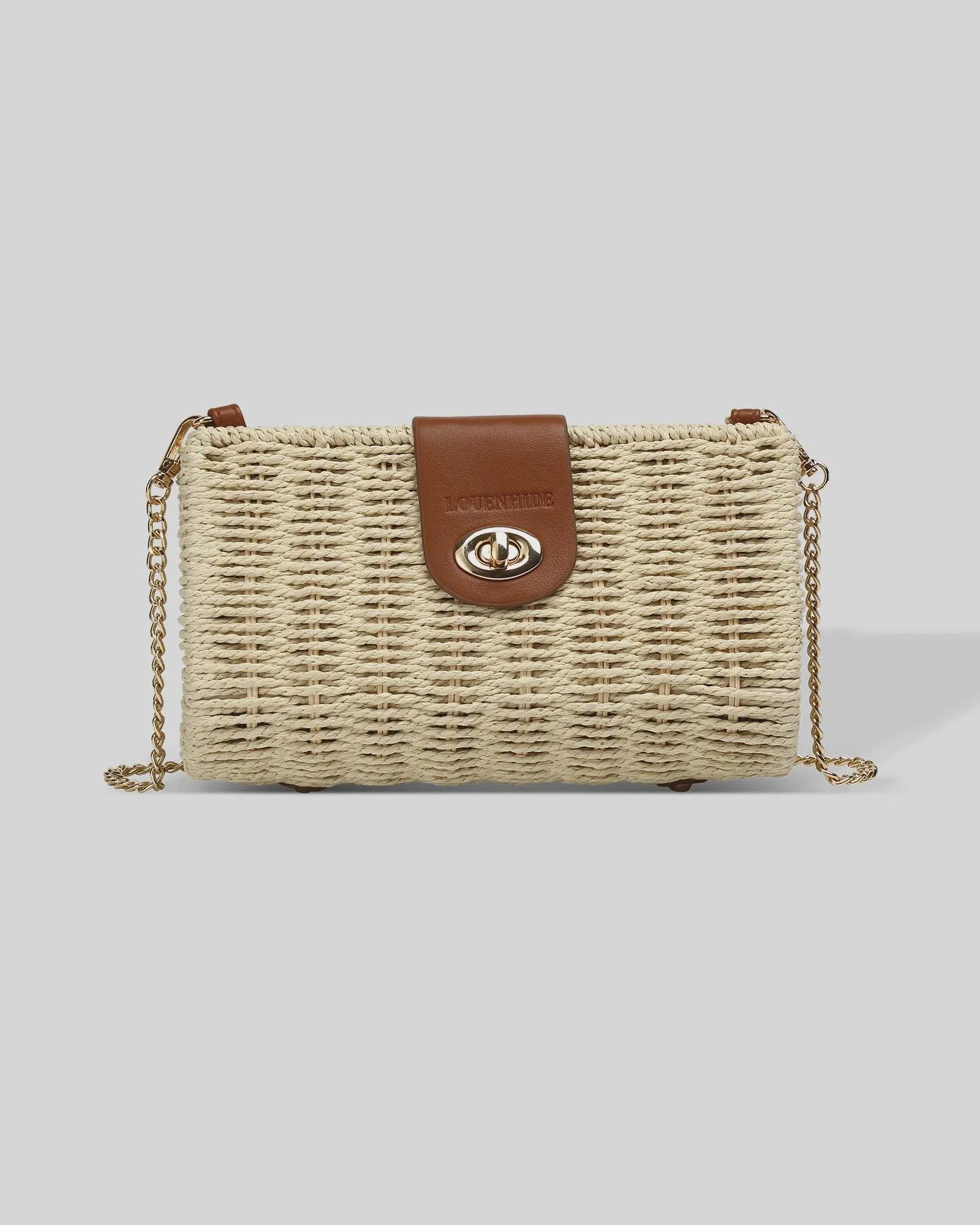 OPHELIA RAFFIA CROSSBODY BAG