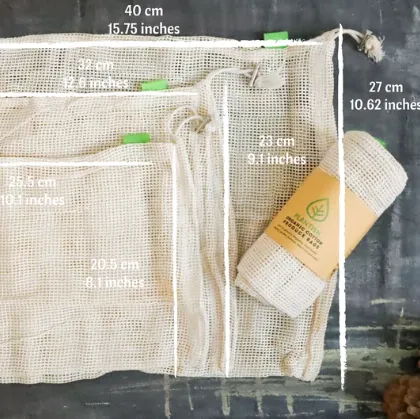 Organic Cotton Produce Bags