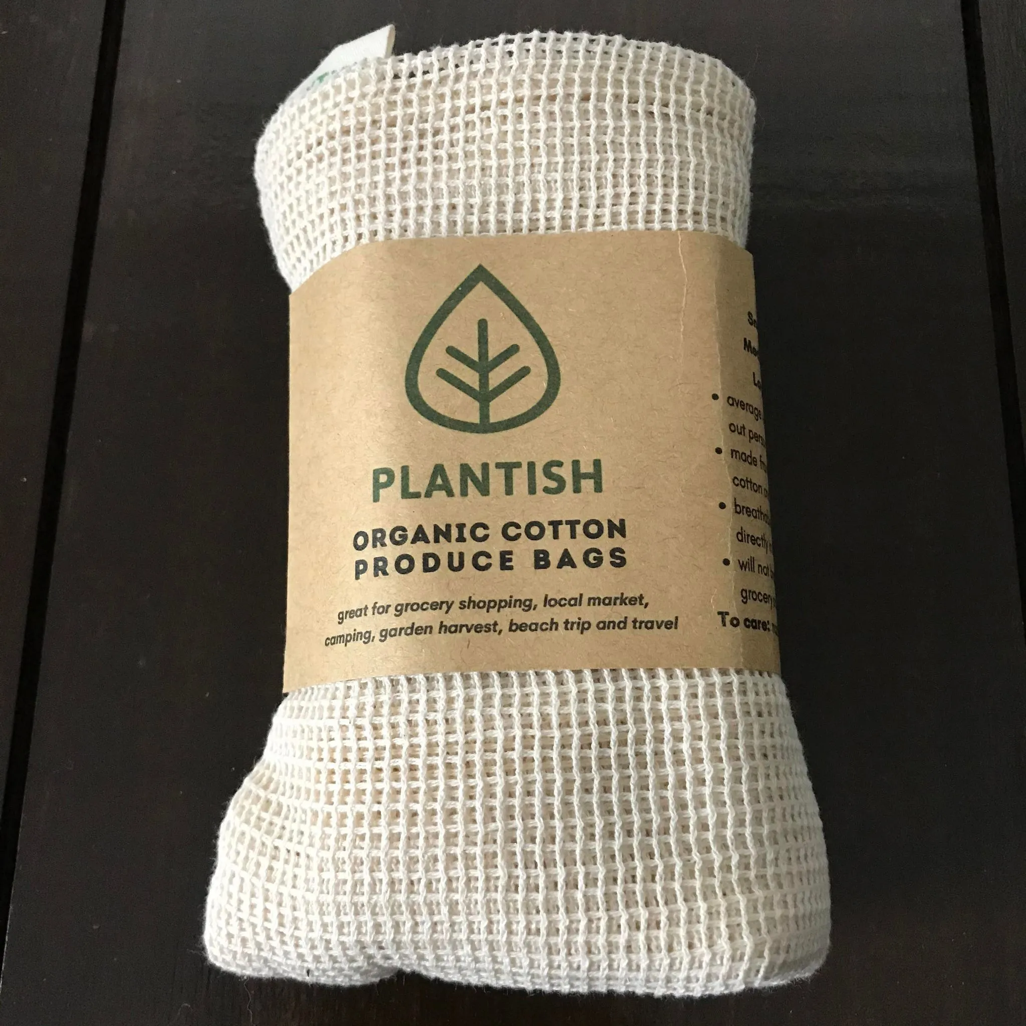 Organic Cotton Produce Bags