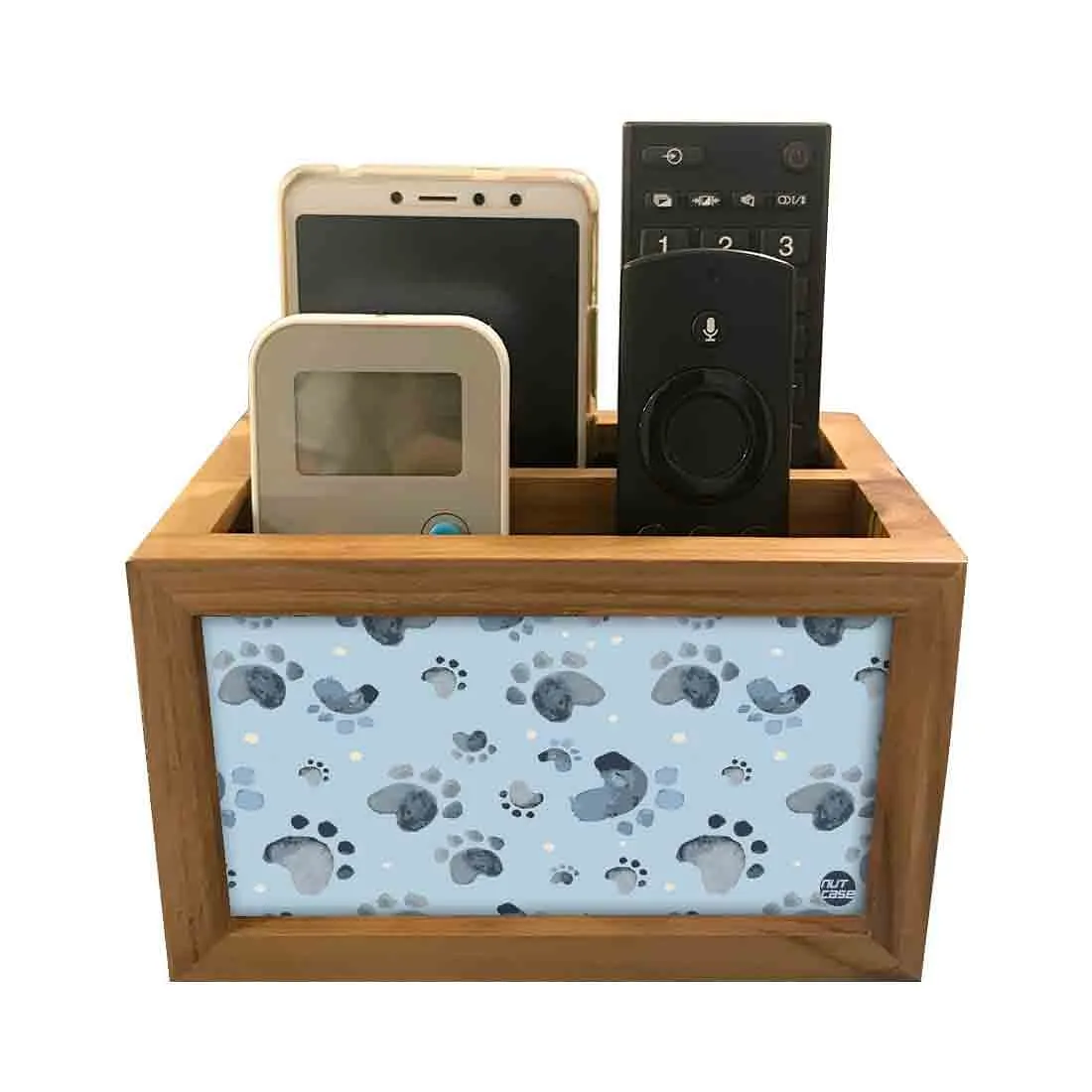 Organizer For TV AC Remotes -Paw Prints