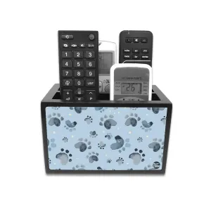 Organizer For TV AC Remotes -Paw Prints