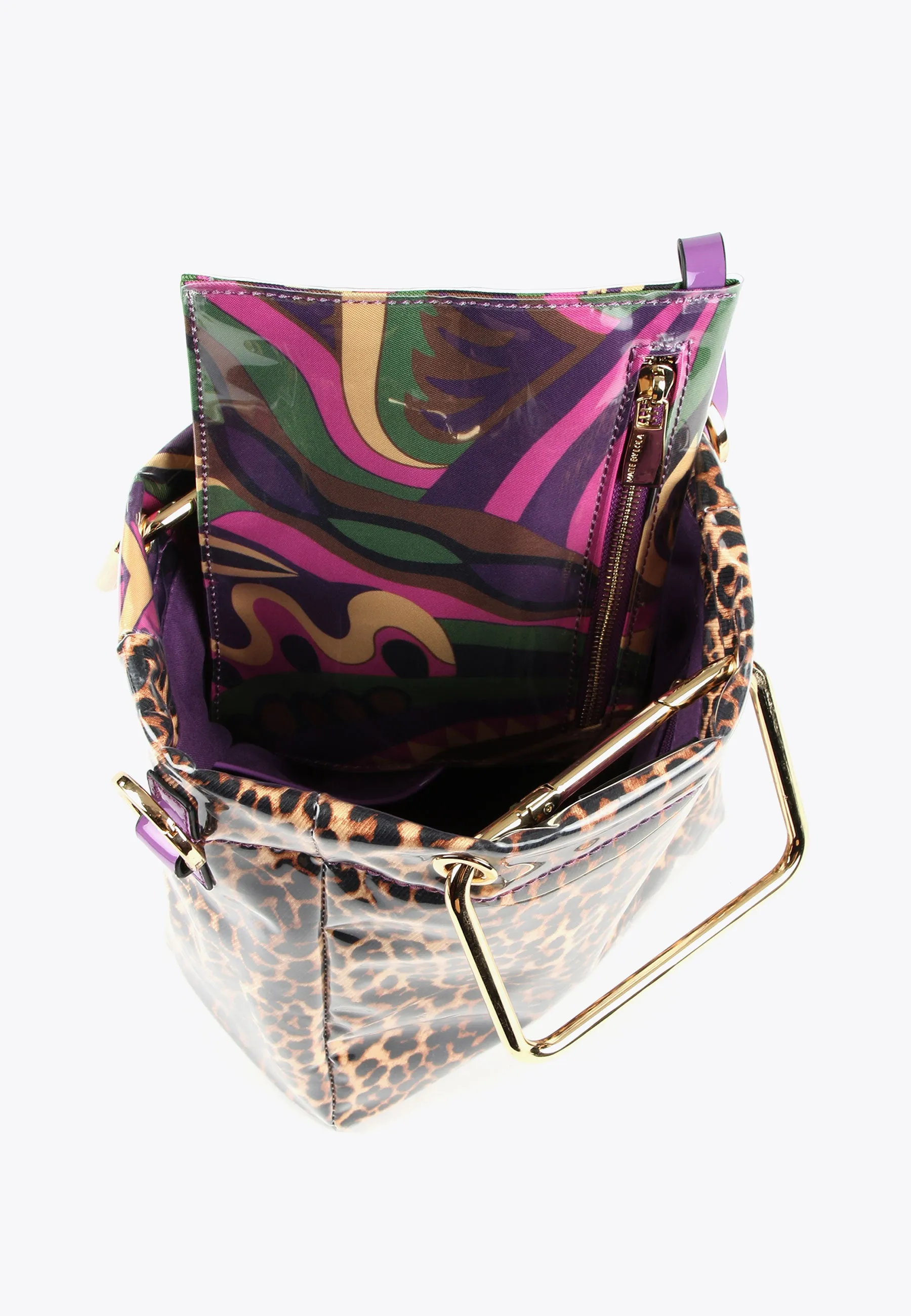 Paisley print crossbody bag