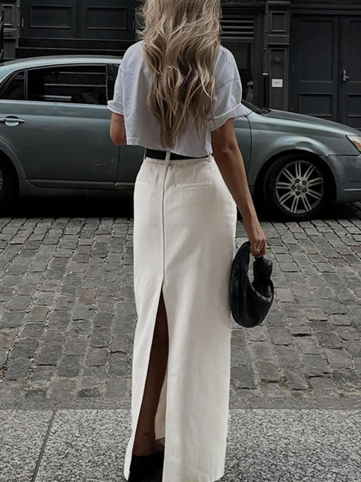 Parisian Slit Graceful Maxi Skirt