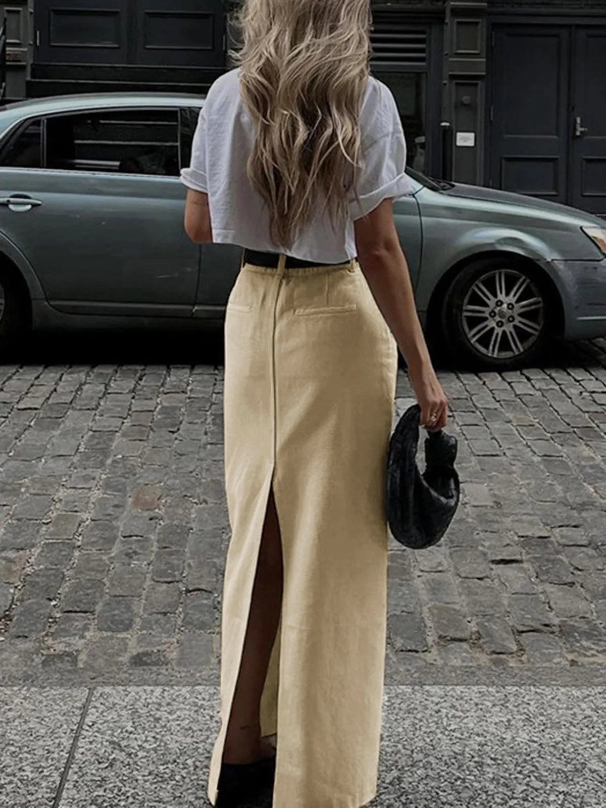 Parisian Slit Graceful Maxi Skirt