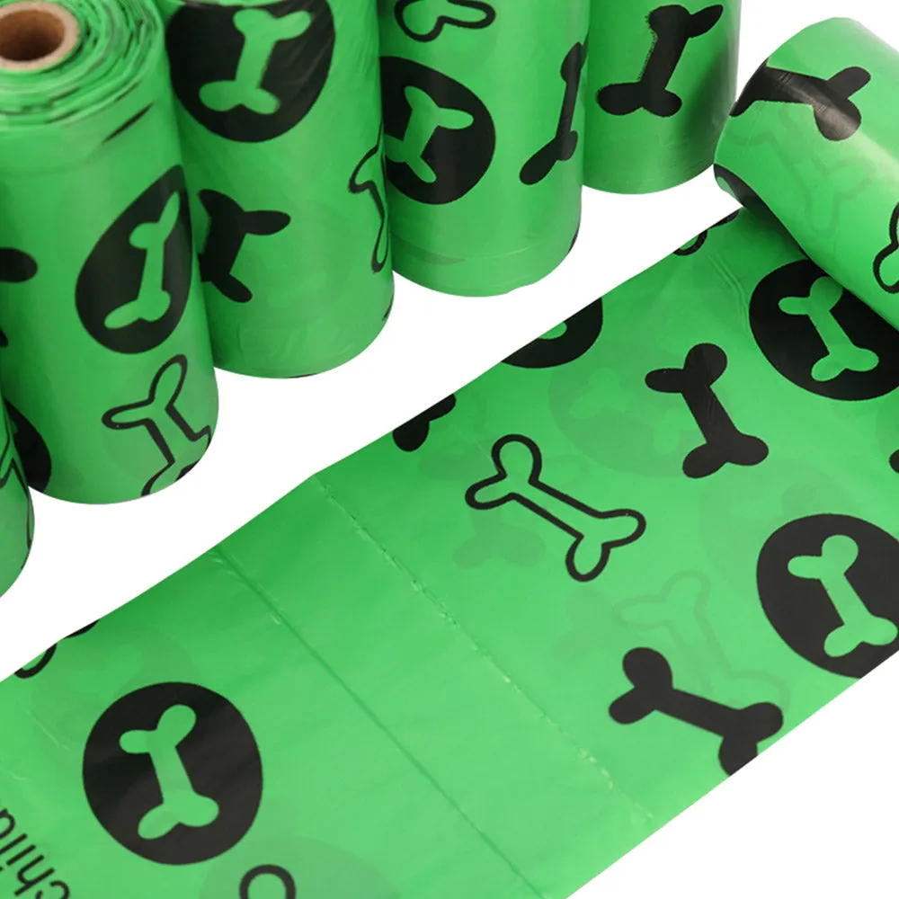 PAWS ASIA Manufacturer Custom Printed Cute Biodegradable Compostable Dog Poop Bags