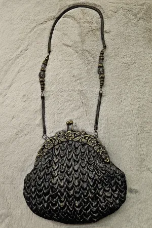 Peacock Puckered Purse