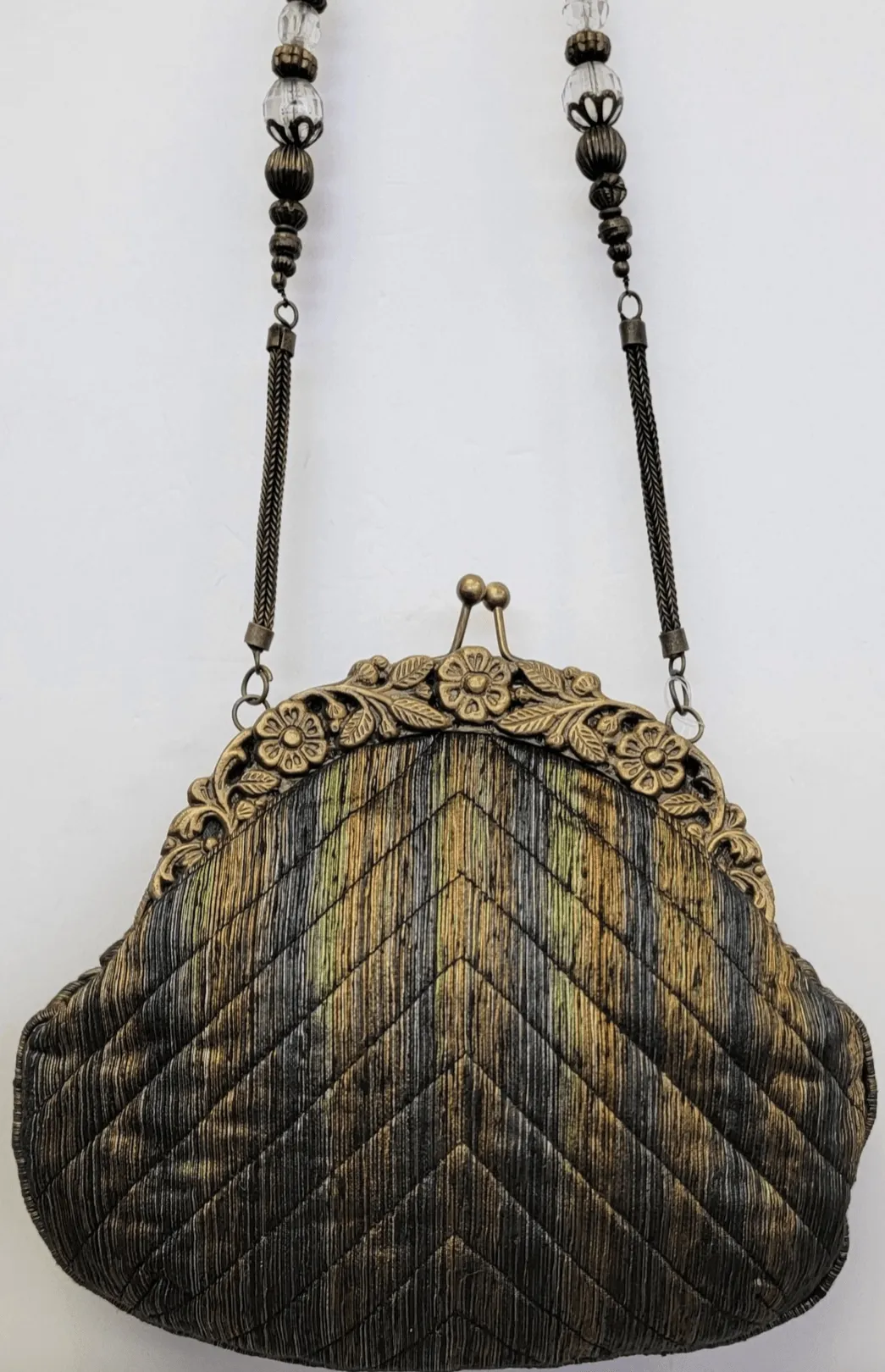 Peacock Puckered Purse