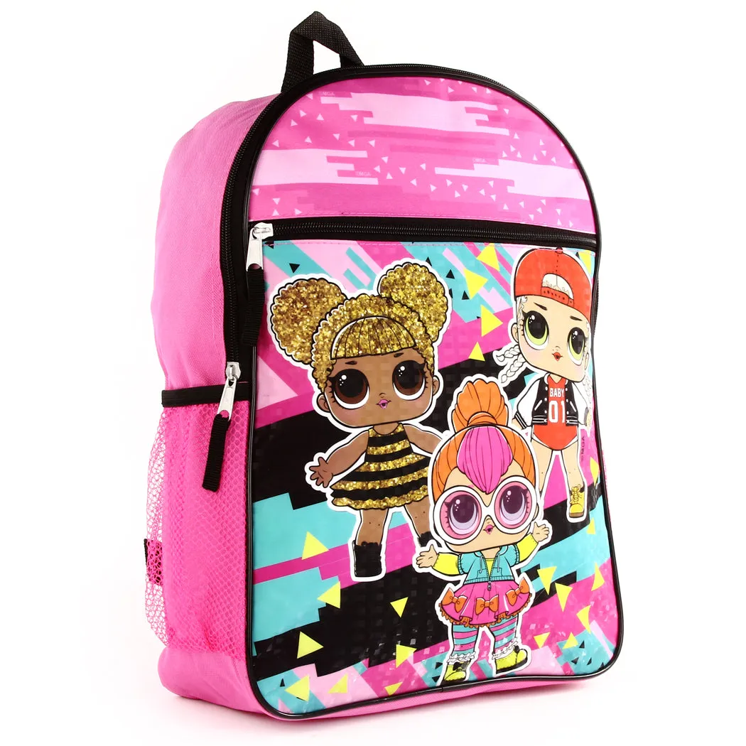 Personalized 16 Inch School Backpack - LOL Surprise