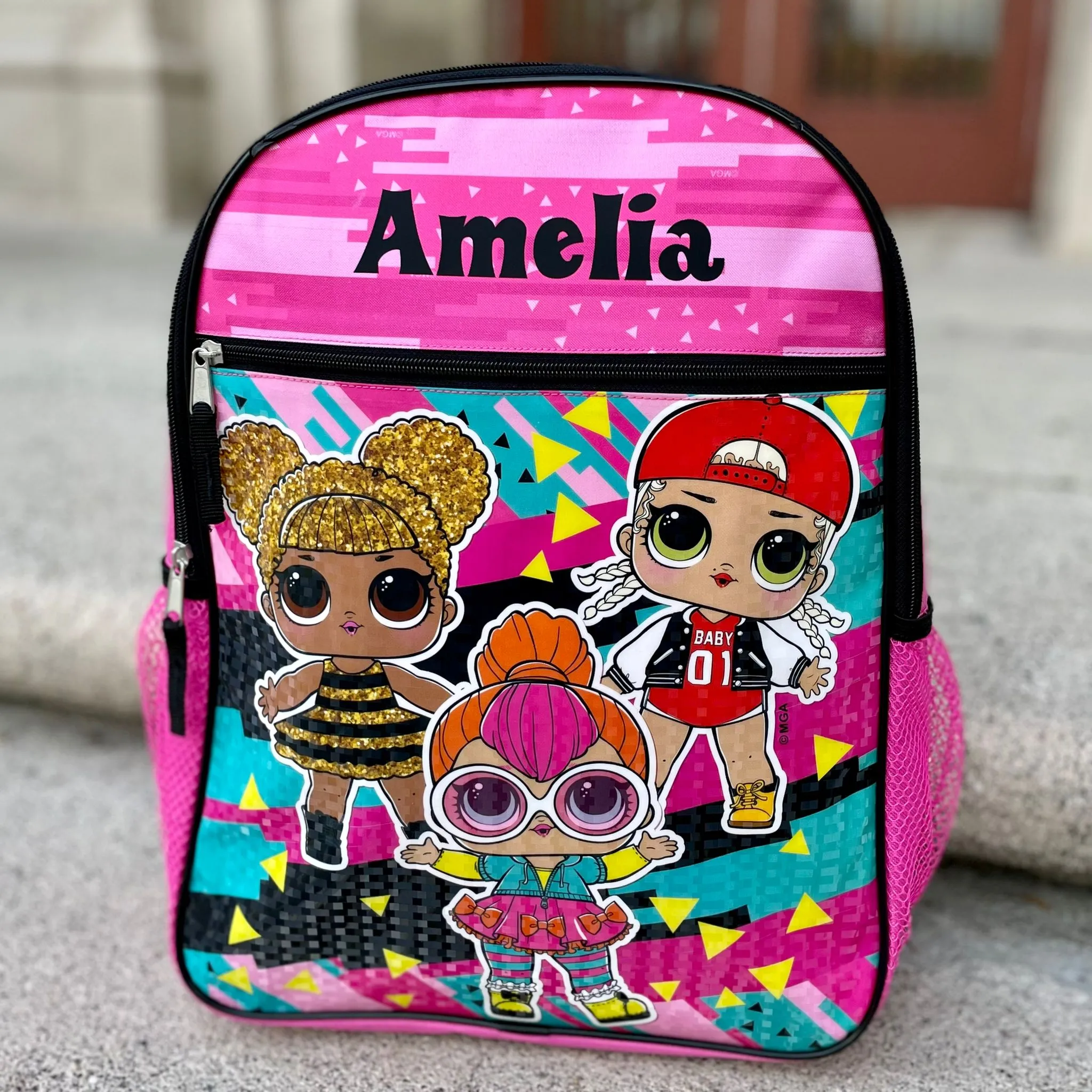 Personalized 16 Inch School Backpack - LOL Surprise