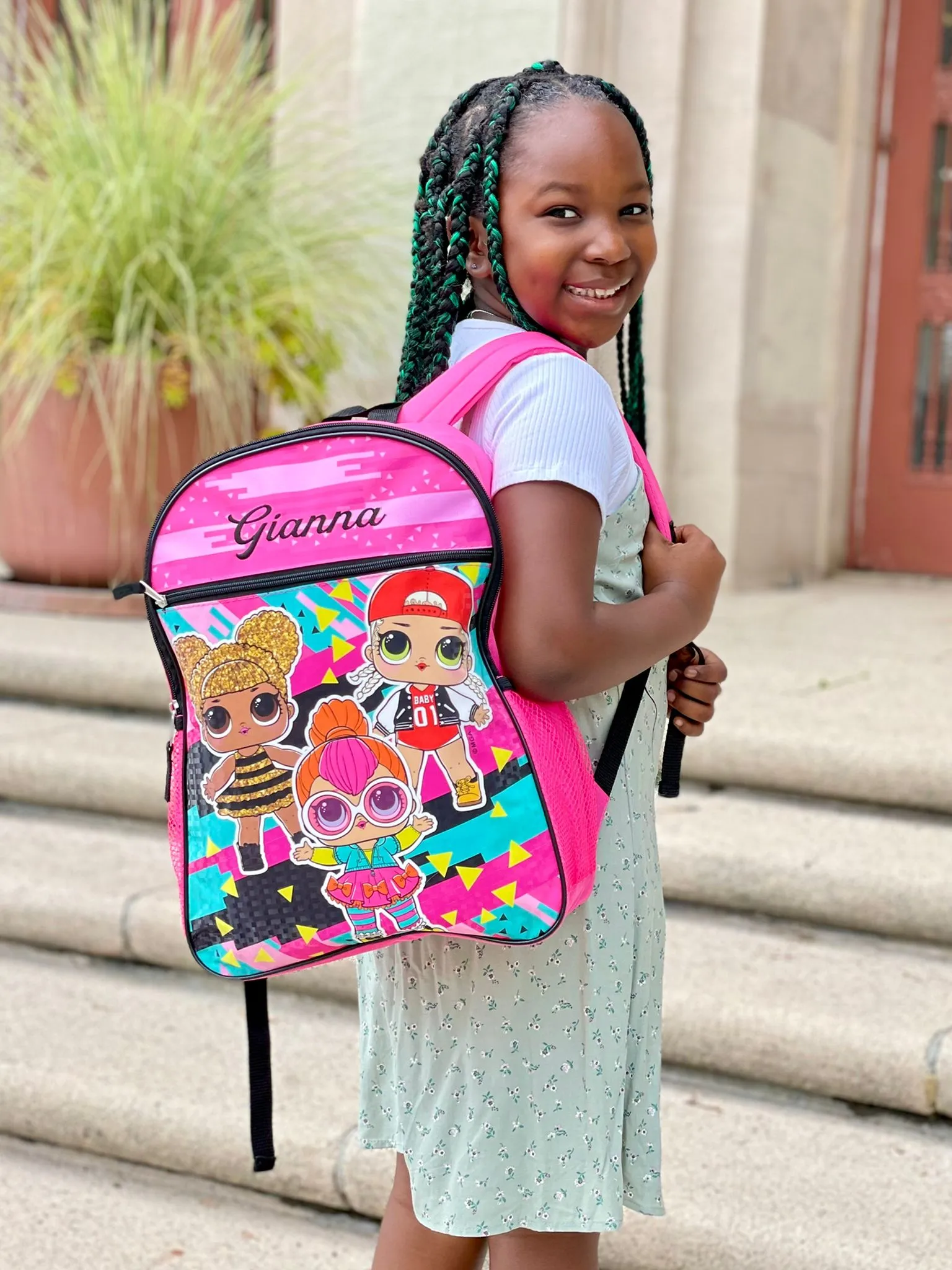 Personalized 16 Inch School Backpack - LOL Surprise