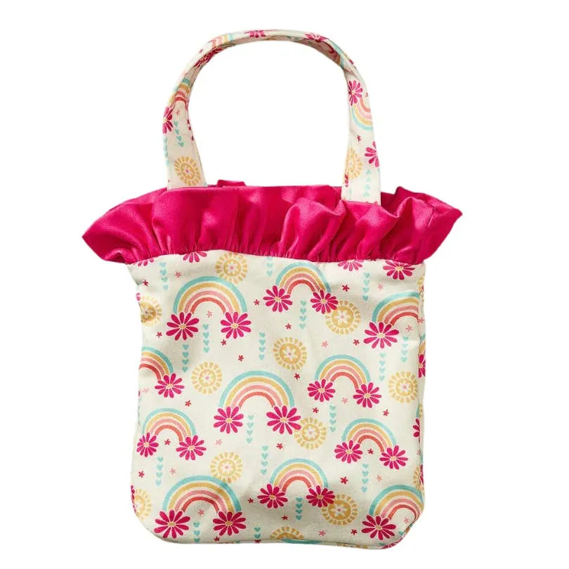 PETE   LUCY Sunny Day Little Girl Ruffle Bucket Purse Floral