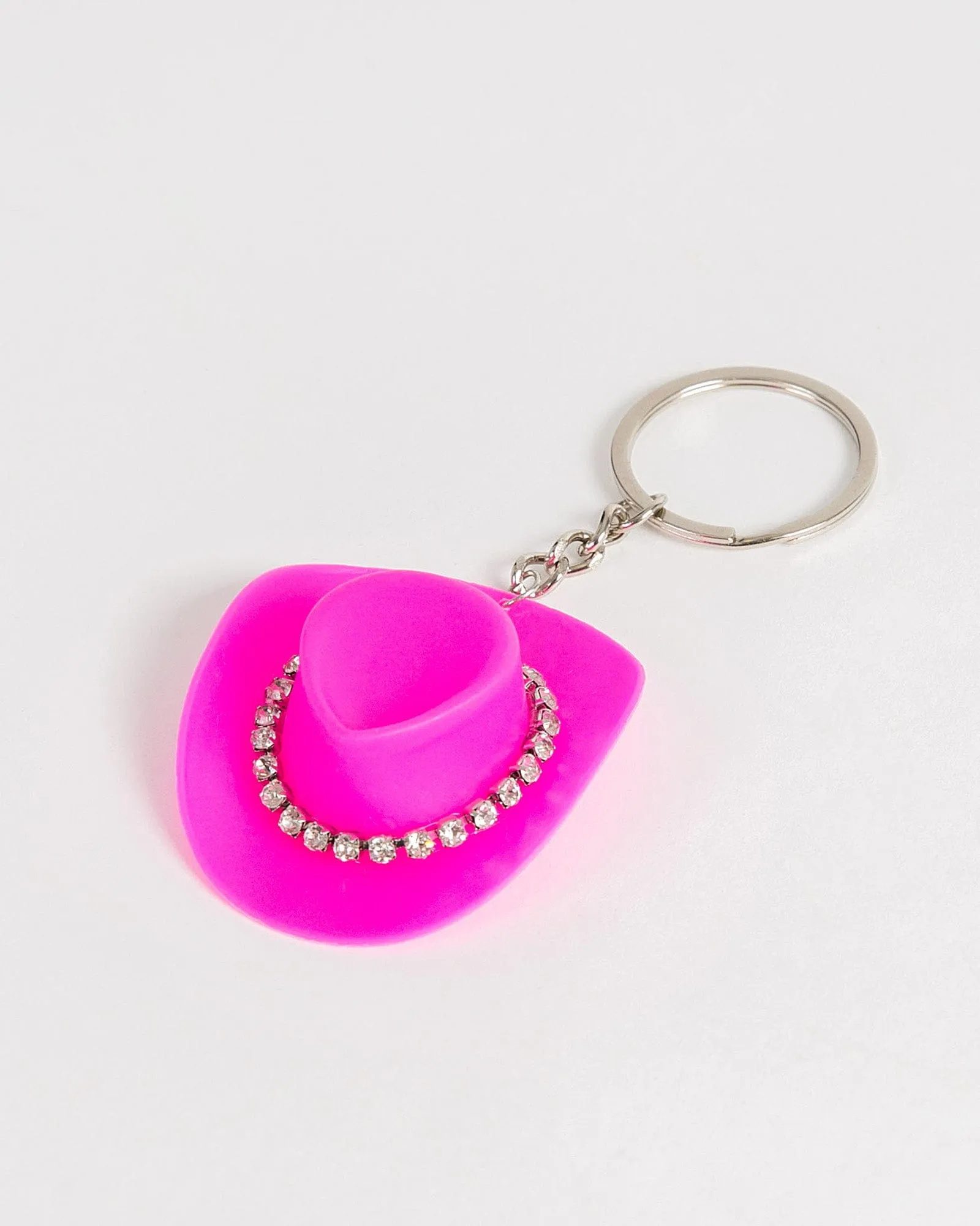 Pink Cowgirl Hat Keyring