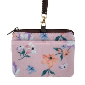 Pink Floral Meadows Card & Coin Purse